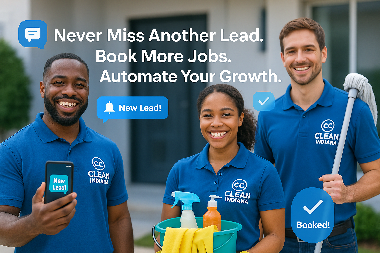 CC Clean Indiana Team - Never Miss Another Lead, Book More Jobs, Automate Your Growth